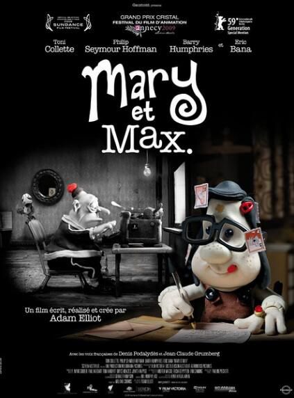 2009高分動畫喜劇 瑪麗和馬克思 Mary and Max 非常經典的感人動畫 DVD收藏版