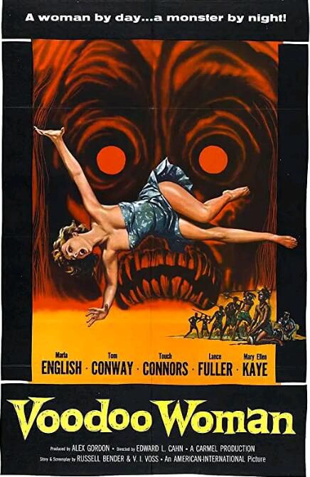 1957美國科幻恐怖《巫女 Voodoo Woman》馬拉·英格麗什.英語中英雙字