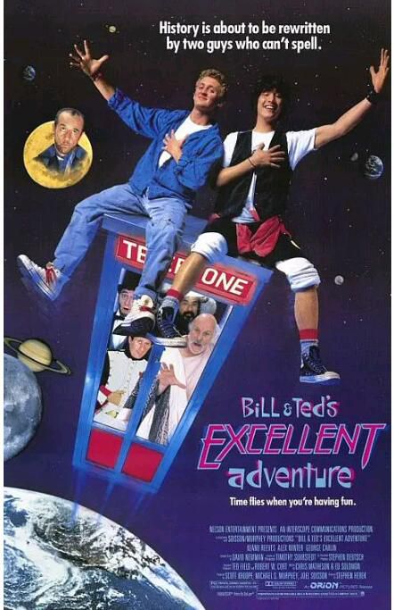 1989基努里維斯喜劇科幻《比爾和泰德歷險記/阿比阿弟闖天關》英語.中英字幕