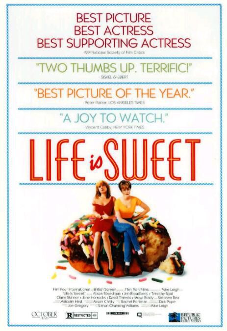 1990經典高分劇情《生活是甜蜜的/生活多美好/甜蜜生活》艾莉森·斯戴曼 英語中英雙字