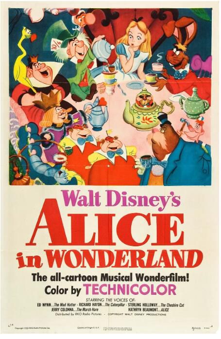 1951美國動畫電影 愛麗絲夢遊仙境1951 國英語中字