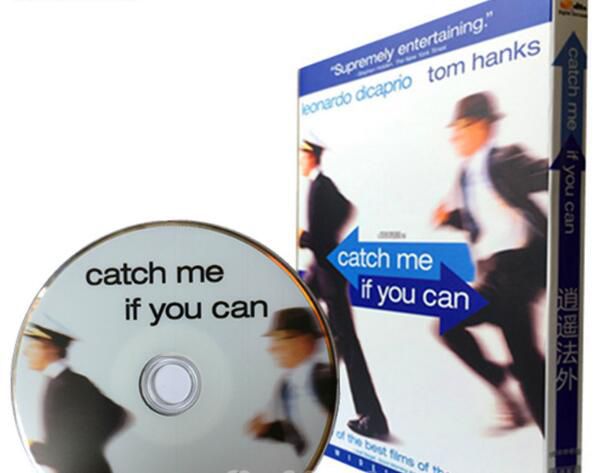 經典犯罪電影 貓鼠遊戲 逍遙法外 高清DVD9盒裝國英雙語 萊昂納多