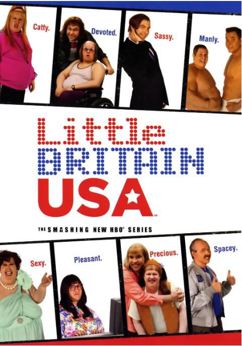 2008英劇 小不列顛大美利堅/小不列顛鬧美國/Little Britain USA 英語中字 2碟