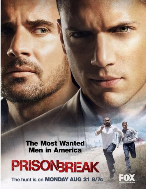 2006美劇 越獄/Prison Break 第二季/越獄 第二季：亡命天涯 溫特沃斯·米勒 英語中字 5碟