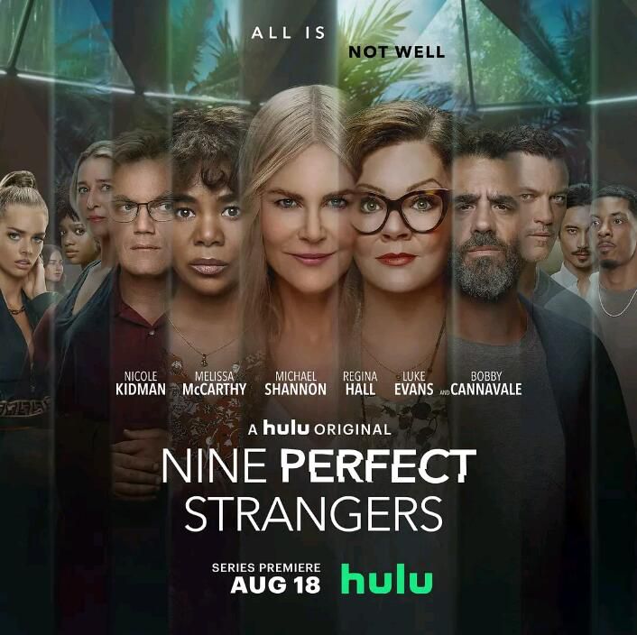 2021新美國懸疑劇DVD：九個完美陌生人 第一季 第1季 全8集 2碟