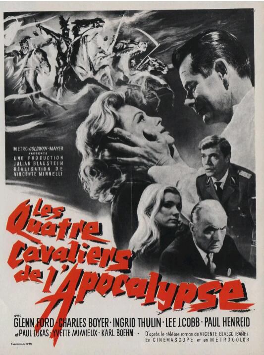 1962美國電影 血洒自由魂/The Four Horsemen of the Apocalypse 二战/法德战 DVD